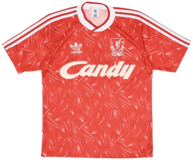adidas 1989-91 Liverpool Home Shirt - 9/10 - (S)