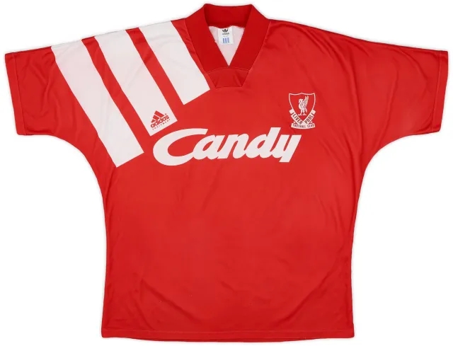 adidas 1991-92 Liverpool Home Shirt - 7/10 - (L)