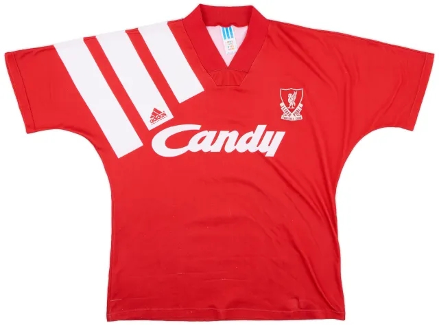 adidas 1991-92 Liverpool Home Shirt - 7/10 - (L/XL)