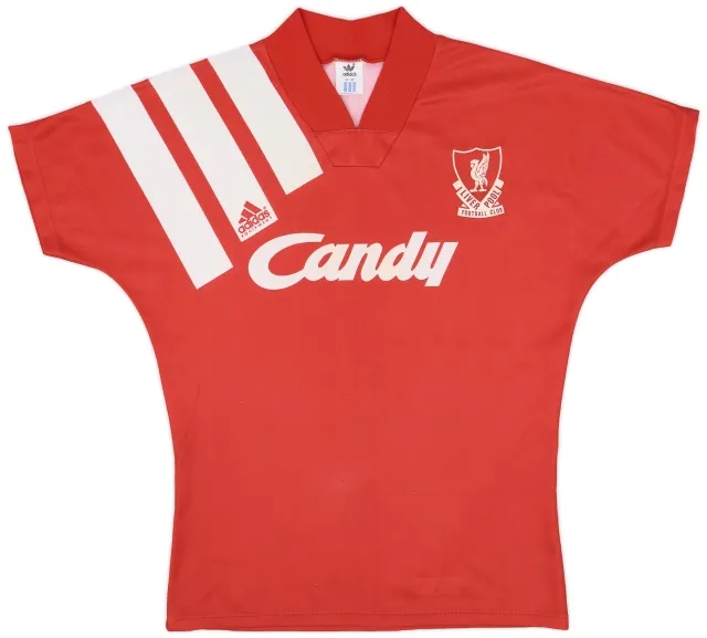 adidas 1991-92 Liverpool Home Shirt - 8/10 - (S)