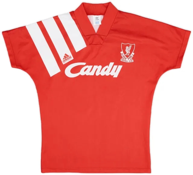 adidas 1991-92 Liverpool Home Shirt - 8/10 - (S)