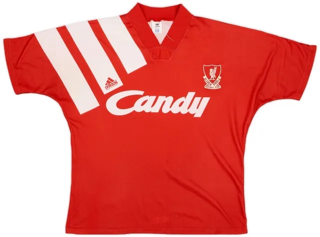 adidas 1991-92 Liverpool Home Shirt - 8/10 - (M/L)