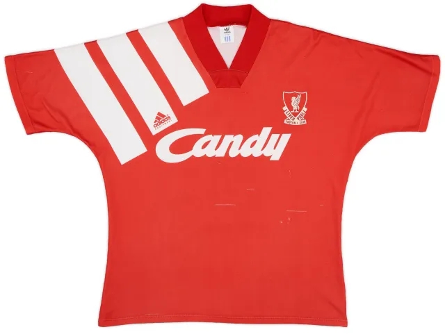 adidas 1991-92 Liverpool Home Shirt - 6/10 - (L)