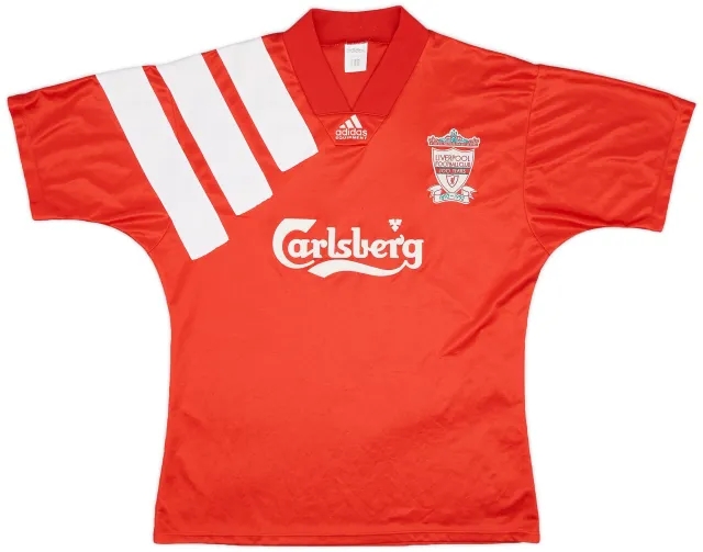 adidas 1992-93 Liverpool Centenary Home Shirt - 9/10 - (L)