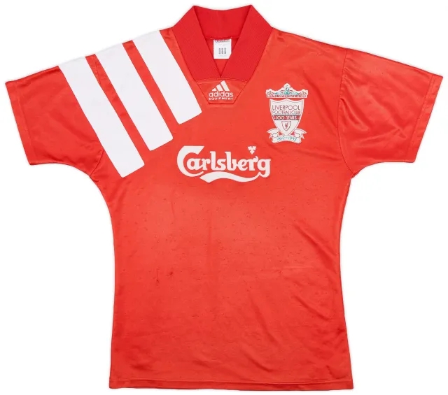 adidas 1992-93 Liverpool Centenary Home Shirt - 5/10 - (S)
