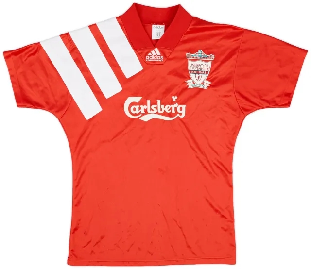 adidas 1992-93 Liverpool Centenary Home Shirt - 9/10 - (S)