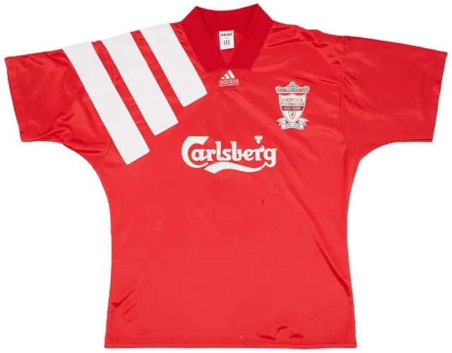 adidas 1992-93 Liverpool Centenary Home Shirt - 5/10 - (L/XL)