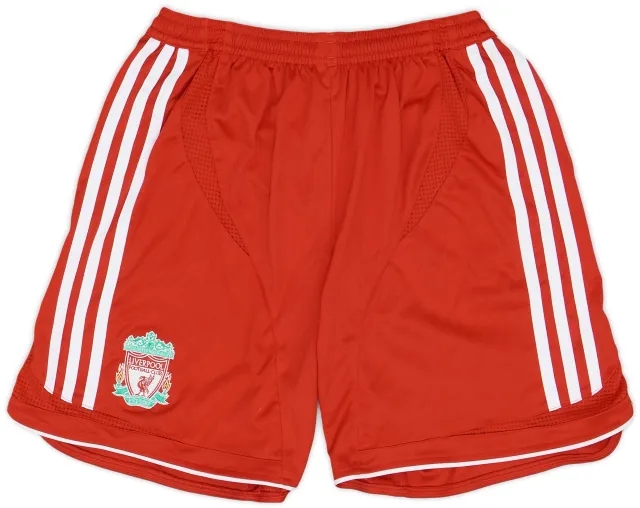adidas 2006-08 Liverpool Home Shorts - 9/10 - (S)