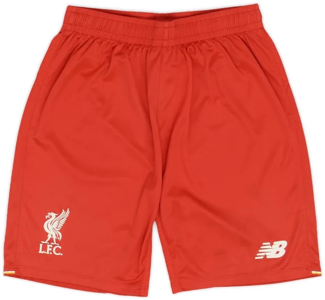 NewBalance 2015-16 Liverpool Home Shorts - 9/10 - (XL.Boys)