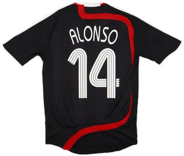 adidas 2007-08 Liverpool Third Shirt Alonso #14 - 6/10 - (M)