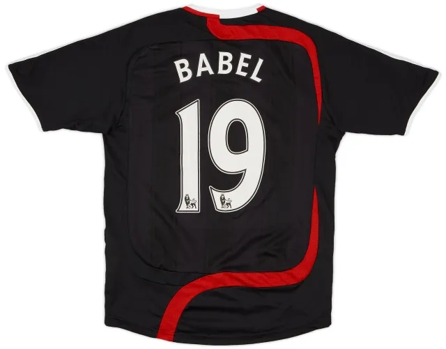 adidas 2007-08 Liverpool Third Shirt Babel #19 - 8/10 - (L.Boys)