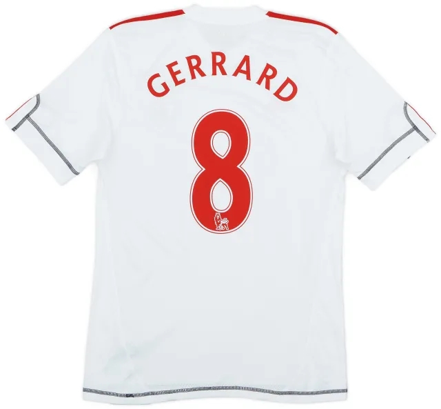 adidas 2009-10 Liverpool Third Shirt Gerrard #8 - 8/10 - (S)