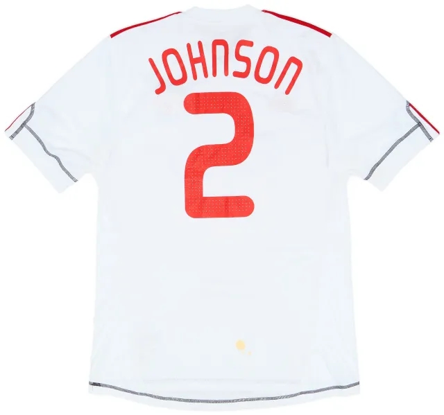 adidas 2009-10 Liverpool Third Shirt Johnson #2 - 6/10 - (M)