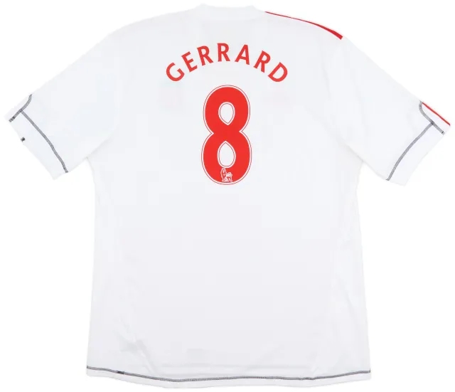 adidas 2009-10 Liverpool Third Shirt Gerrard #8 - 8/10 - (XXL)