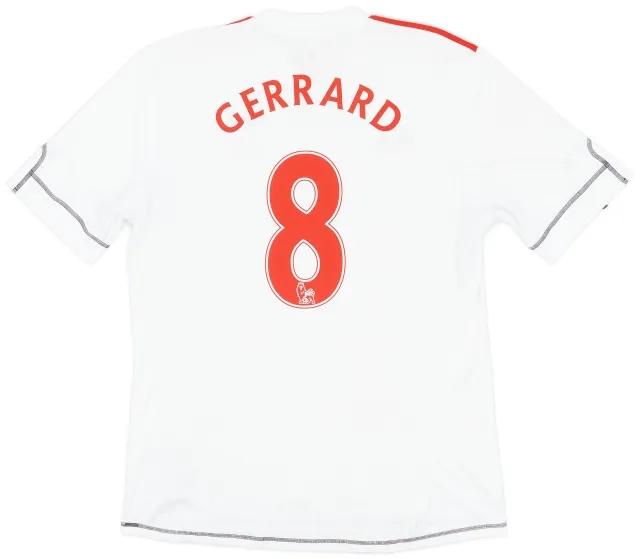 adidas 2009-10 Liverpool Third Shirt Gerrard #8 - 7/10 - (L)