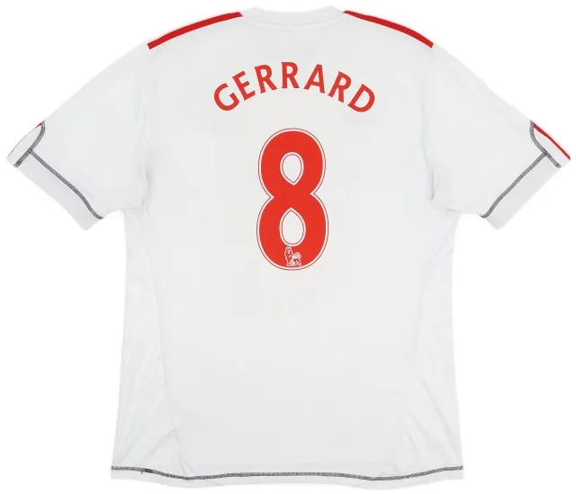 adidas 2009-10 Liverpool Third Shirt Gerrard #8 - 5/10 - (L)