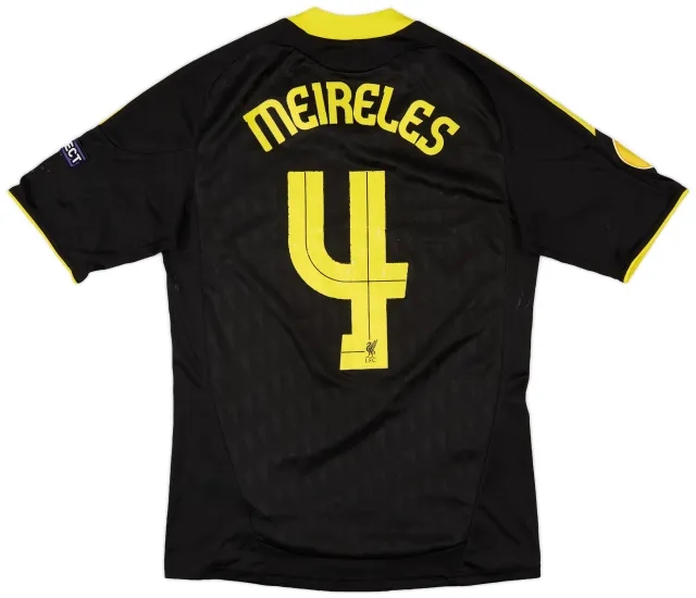 adidas 2010-11 Liverpool Third Shirt Meireles #4 - 3/10 - (S)