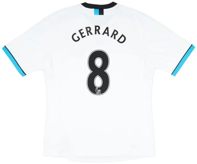 adidas 2011-12 Liverpool Third Shirt Gerrard #8 - 7/10 - (L)