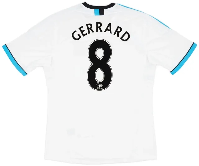 adidas 2011-12 Liverpool Third Shirt Gerrard #8 - 6/10 - (L)