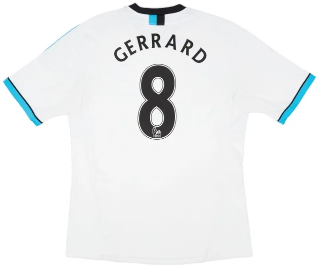 adidas 2011-12 Liverpool Third Shirt Gerrard #8 - 7/10 - (L)
