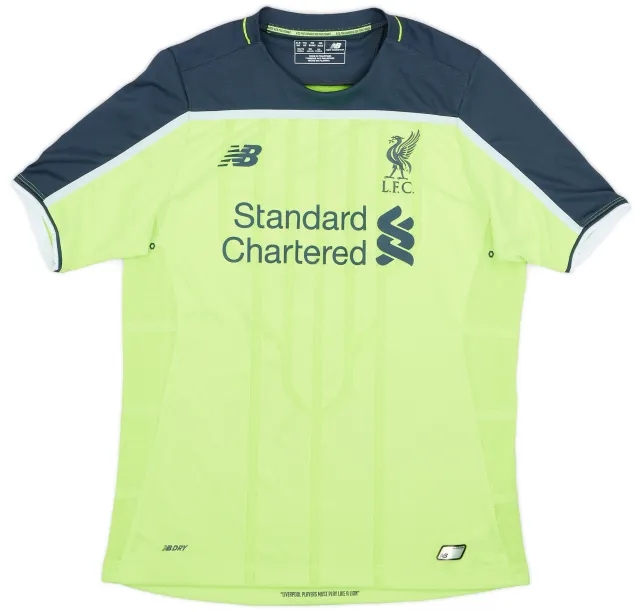 NewBalance 2016-17 Liverpool Third Shirt - 8/10 - (XL.Boys)