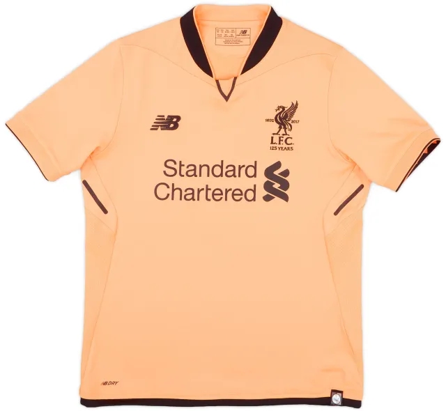 NewBalance 2017-18 Liverpool 125 Years Third Shirt - 8/10 - (XL.Boys)