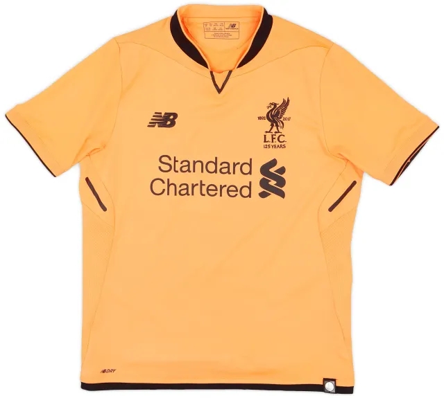 NewBalance 2017-18 Liverpool 125 Years Third Shirt - 7/10 - (XL.Boys)