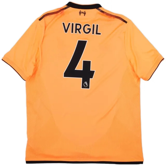 NewBalance 2017-18 Liverpool 125 Years Third Shirt Virgil #4 - 5/10 - (L)