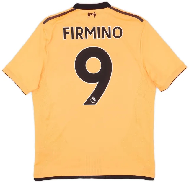 NewBalance 2017-18 Liverpool 125 Years Third Shirt Firmino #9 - 6/10 - (S)