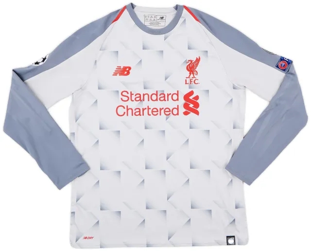 NewBalance 2018-19 Liverpool Third L/S Shirt - 8/10 - (XL.Boys)