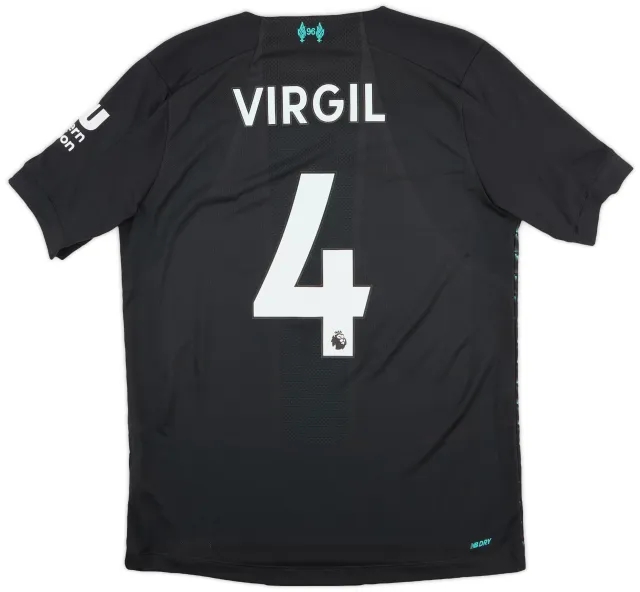 NewBalance 2019-20 Liverpool Third Shirt Virgil #4 - 8/10 - (S)