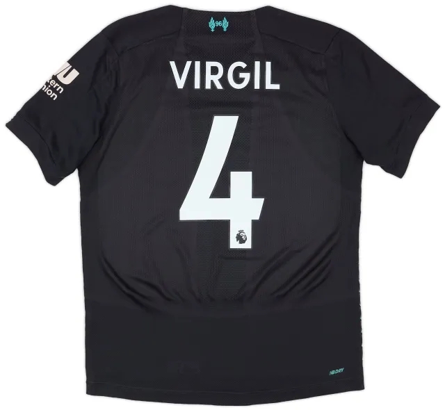 NewBalance 2019-20 Liverpool Third Shirt Virgil #4 - 6/10 - (S)