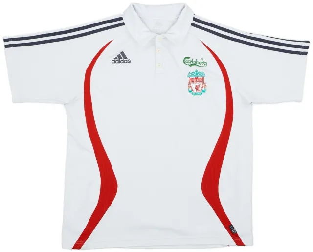 2006-07 Liverpool adidas Polo Shirt - 6/10 - (XL)