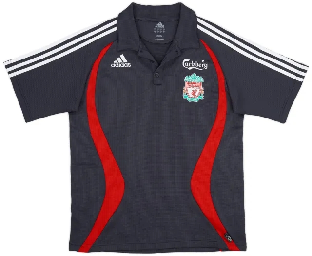 2006-07 Liverpool adidas Polo Shirt - 9/10 - (S/M)
