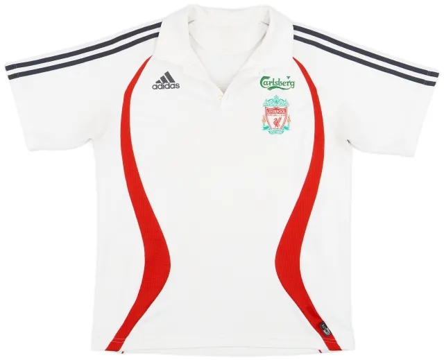 2006-07 Liverpool adidas Polo Shirt - 7/10 - (L)