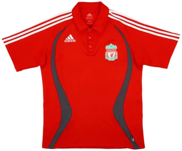 2006-07 Liverpool adidas Polo Shirt - 9/10 - (L)