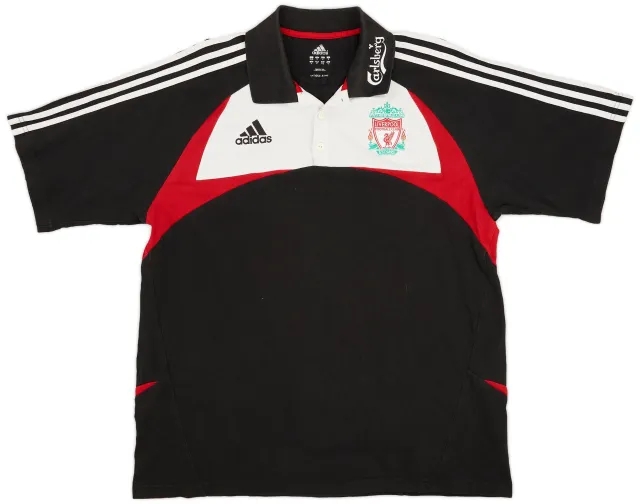 2007-08 Liverpool adidas Polo Shirt - 7/10 - (L/XL)