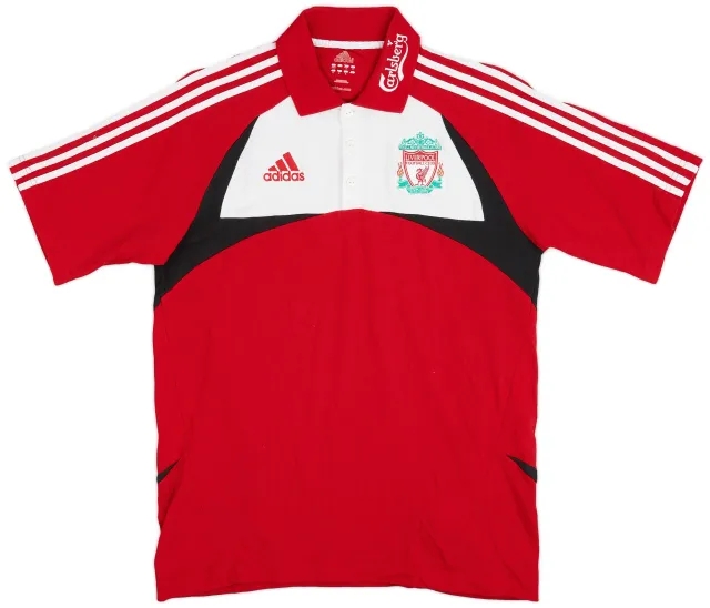 2007-08 Liverpool adidas Polo Shirt - 8/10 - (M)