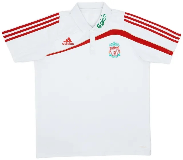 2009-10 Liverpool adidas Polo Shirt - 6/10 - (L)