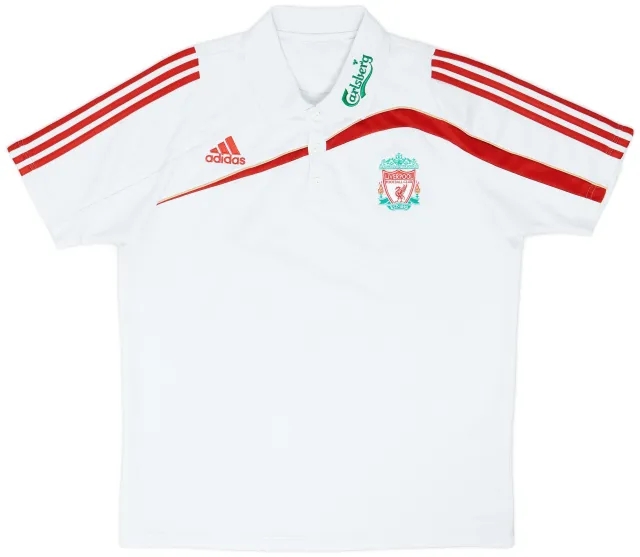 2009-10 Liverpool adidas Polo Shirt - 6/10 - (L)