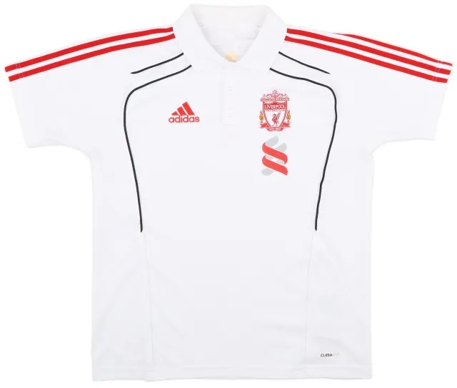2010-11 Liverpool adidas Polo Shirt - 8/10 - (S)