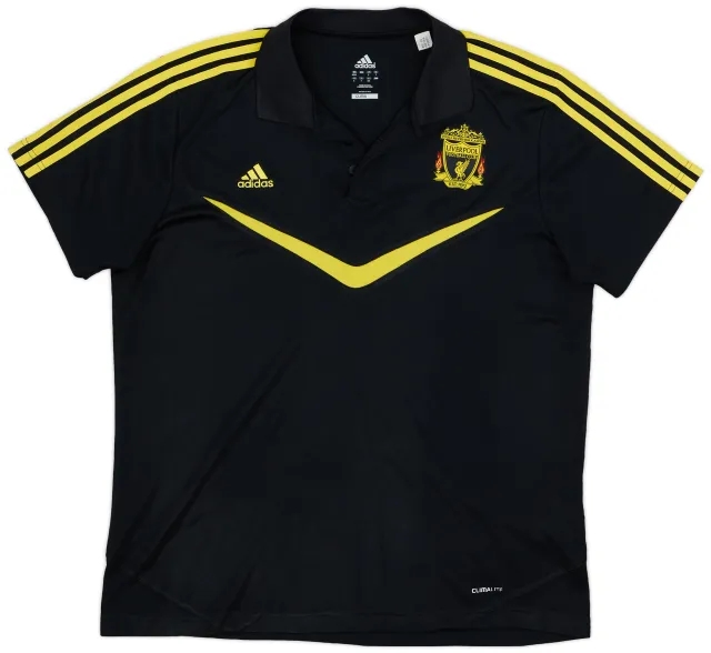 2010-11 Liverpool adidas Polo Shirt - 9/10 - (L)