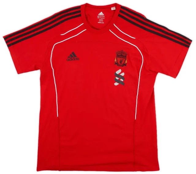 2010-11 Liverpool adidas Training Shirt - 7/10 - (L/XL)