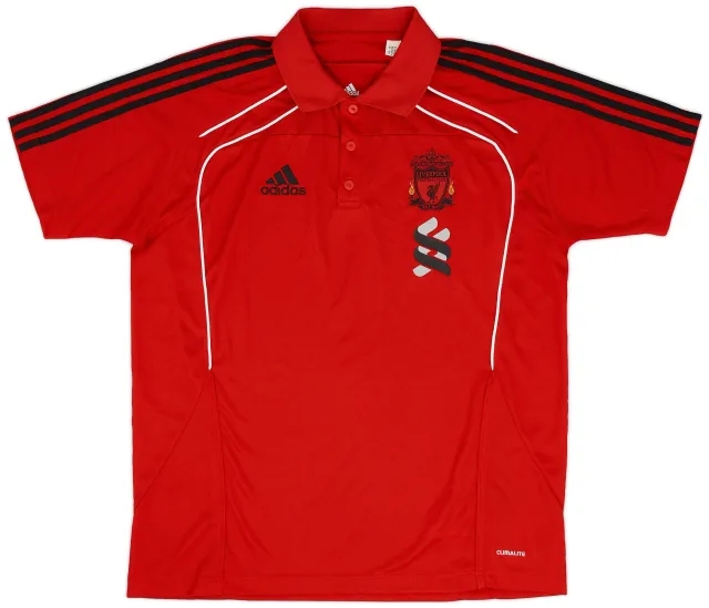 2010-11 Liverpool adidas Polo Shirt - 9/10 - (L/XL)