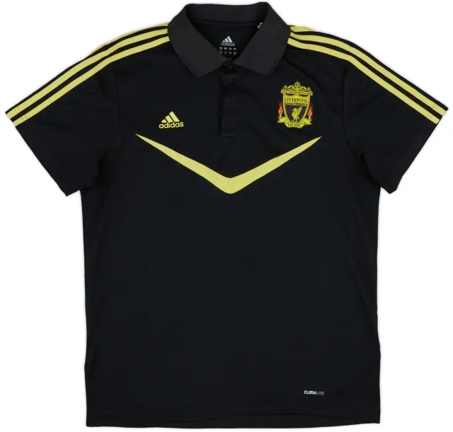 2010-11 LIverpool adidas Training Polo Shirt - 7/10 - (M)