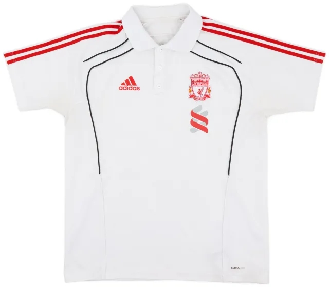 2010-11 Liverpool adidas Polo Shirt - 6/10 - (M/L)