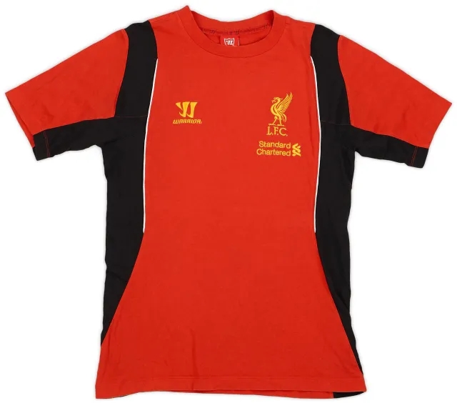 2012-13 Liverpool Warrior Training Tee - 7/10 - (M)