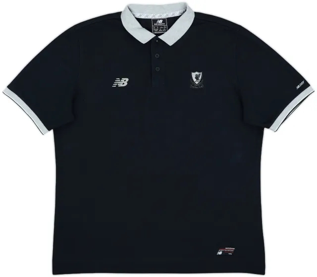 2015-16 Liverpool New Balance Polo Shirt - 9/10 - (L)
