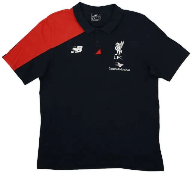 2015-16 Liverpool New Balance Polo Shirt - 8/10 - (XL)