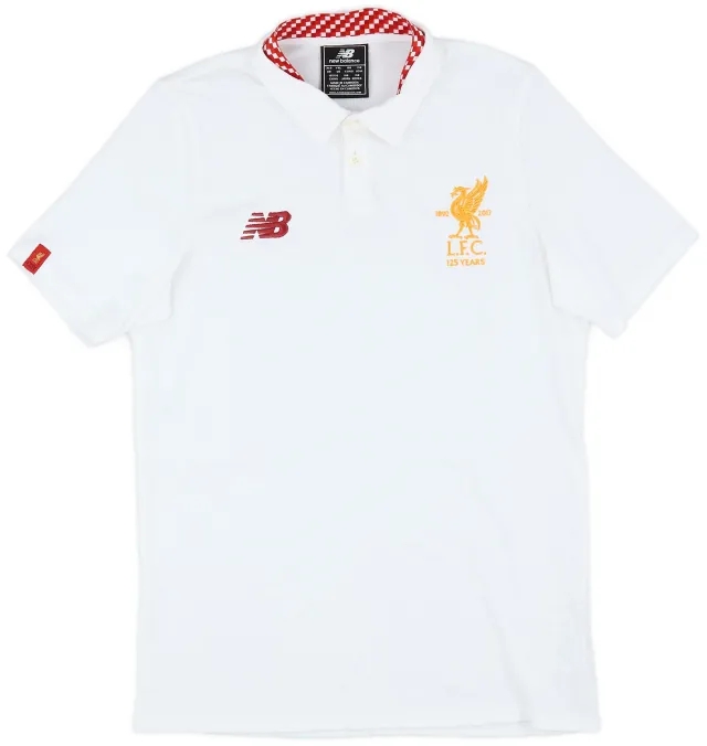 2017-18 Liverpool New Balance Polo Shirt - 9/10 - (XL.Boys)